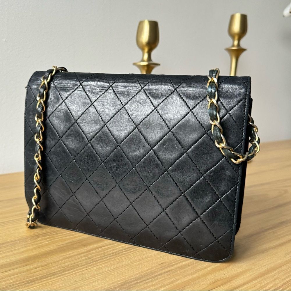 ✅AUTHENTIC✅CHANEL LAMBSKIN QUILTED BAG - Picture 4 of 17